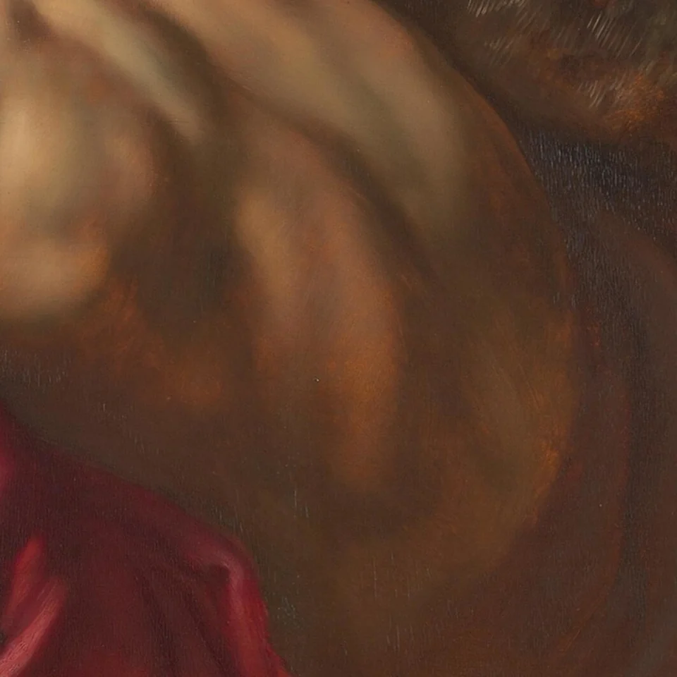 Back detail from Samson and Delilah by Peter Paul Rubens